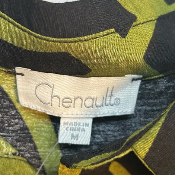 Chenault Print Tiered Midi Dress Size M - Picture 10 of 10